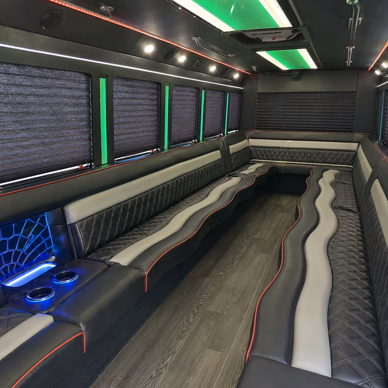 Lakeland Birthday, Sweet 16, & Quinceañera Transportation party bus exterior