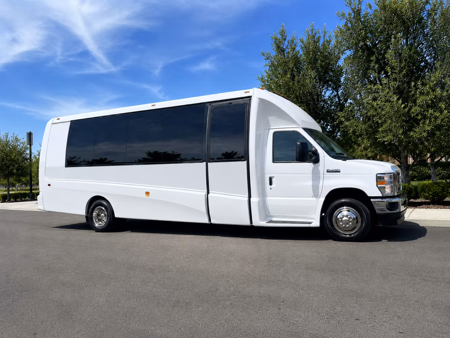 Lakeland Corporate Transportation party bus exterior