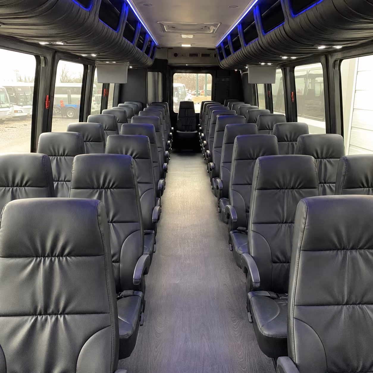 Lakeland Corporate Transportation party bus exterior