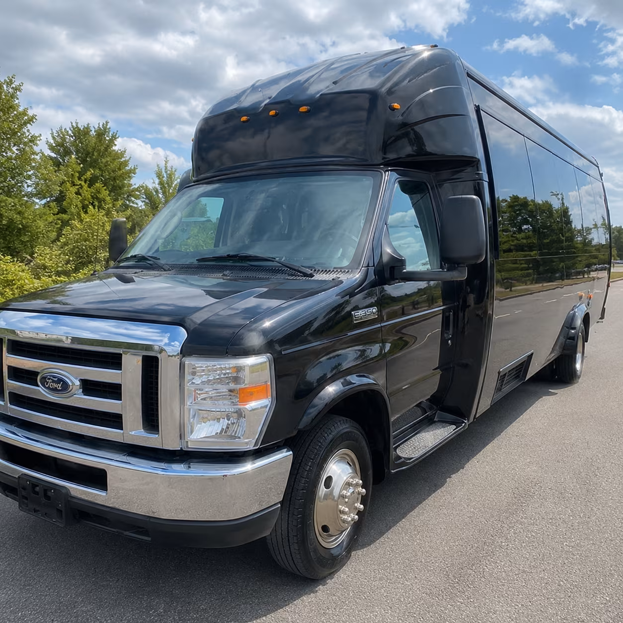 Lakeland Private Event Transportation party bus exterior