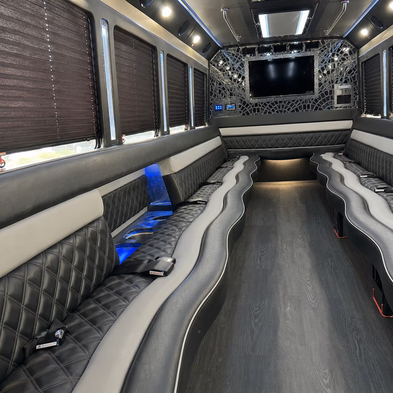 Lakeland Prom & Homecoming Transportation party bus exterior