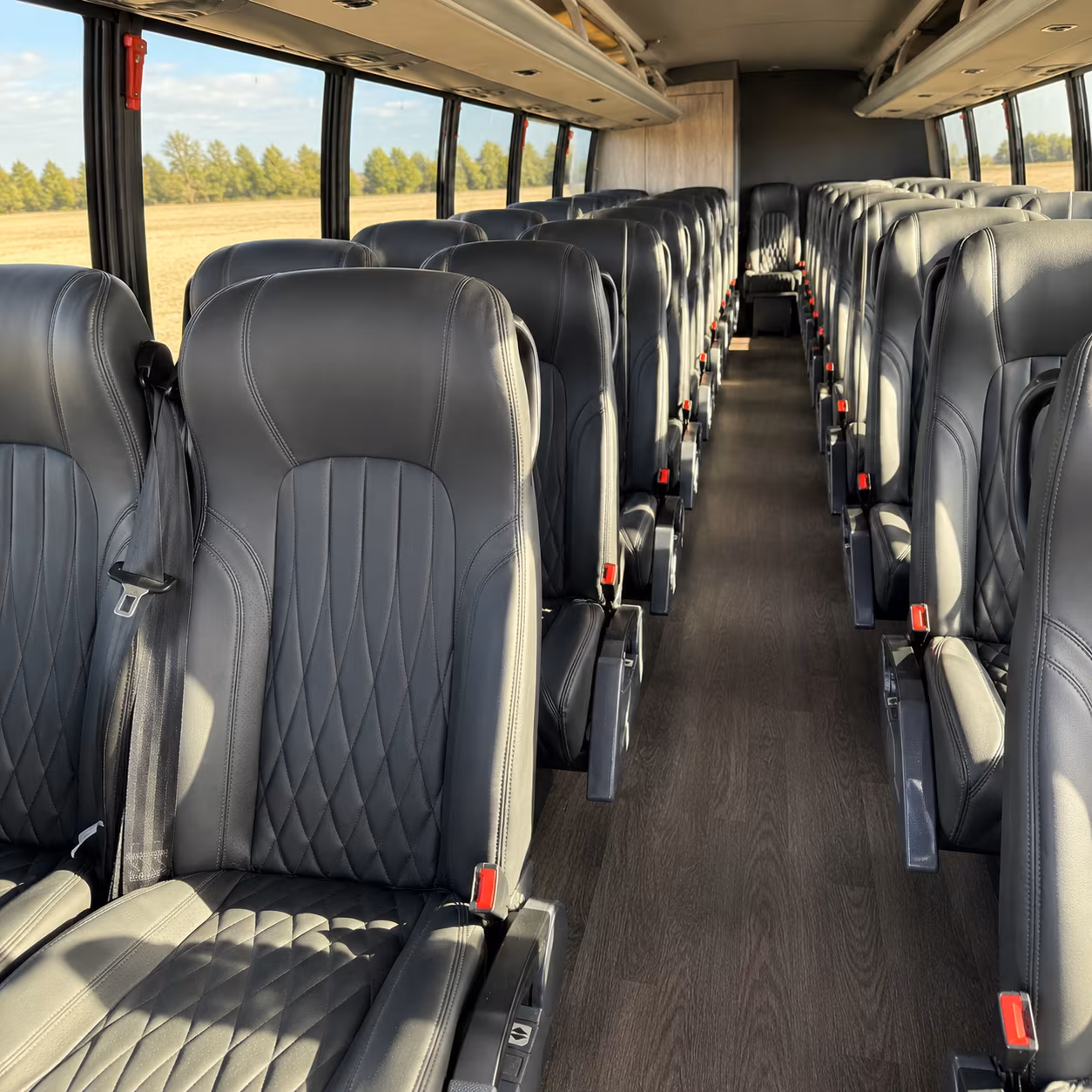 Lakeland School Event Transportation party bus exterior
