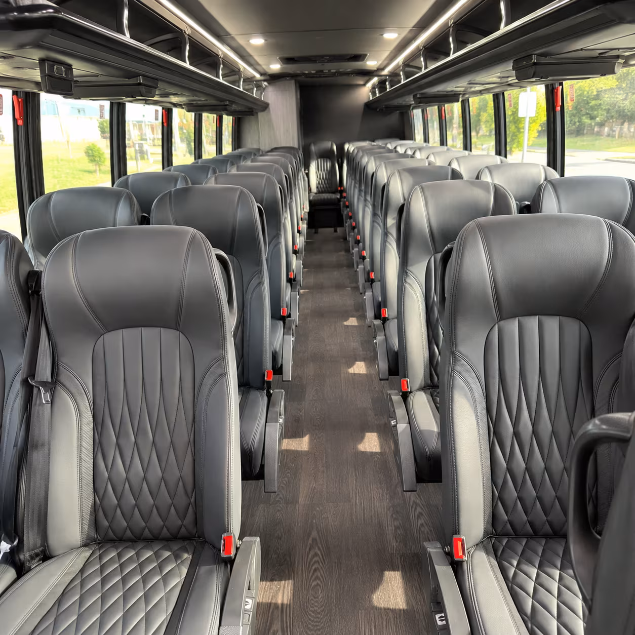 Lakeland School Event Transportation party bus exterior