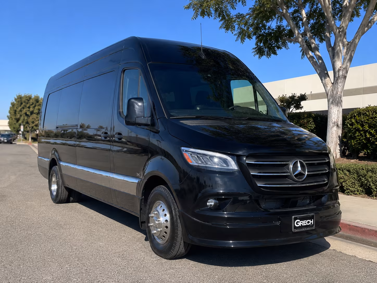 Lakeland School Event Transportation party bus exterior