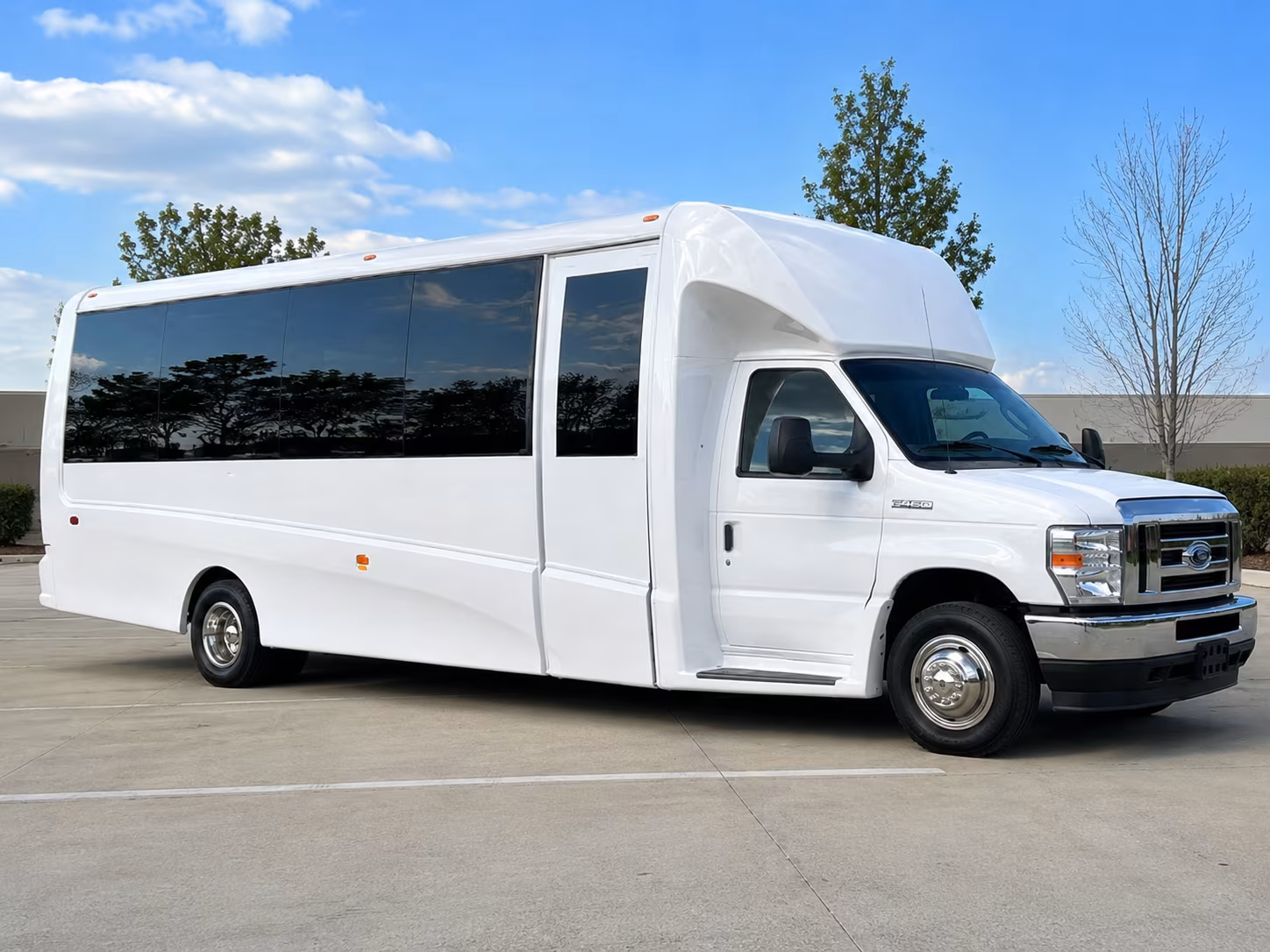 Lakeland School Event Transportation party bus interior