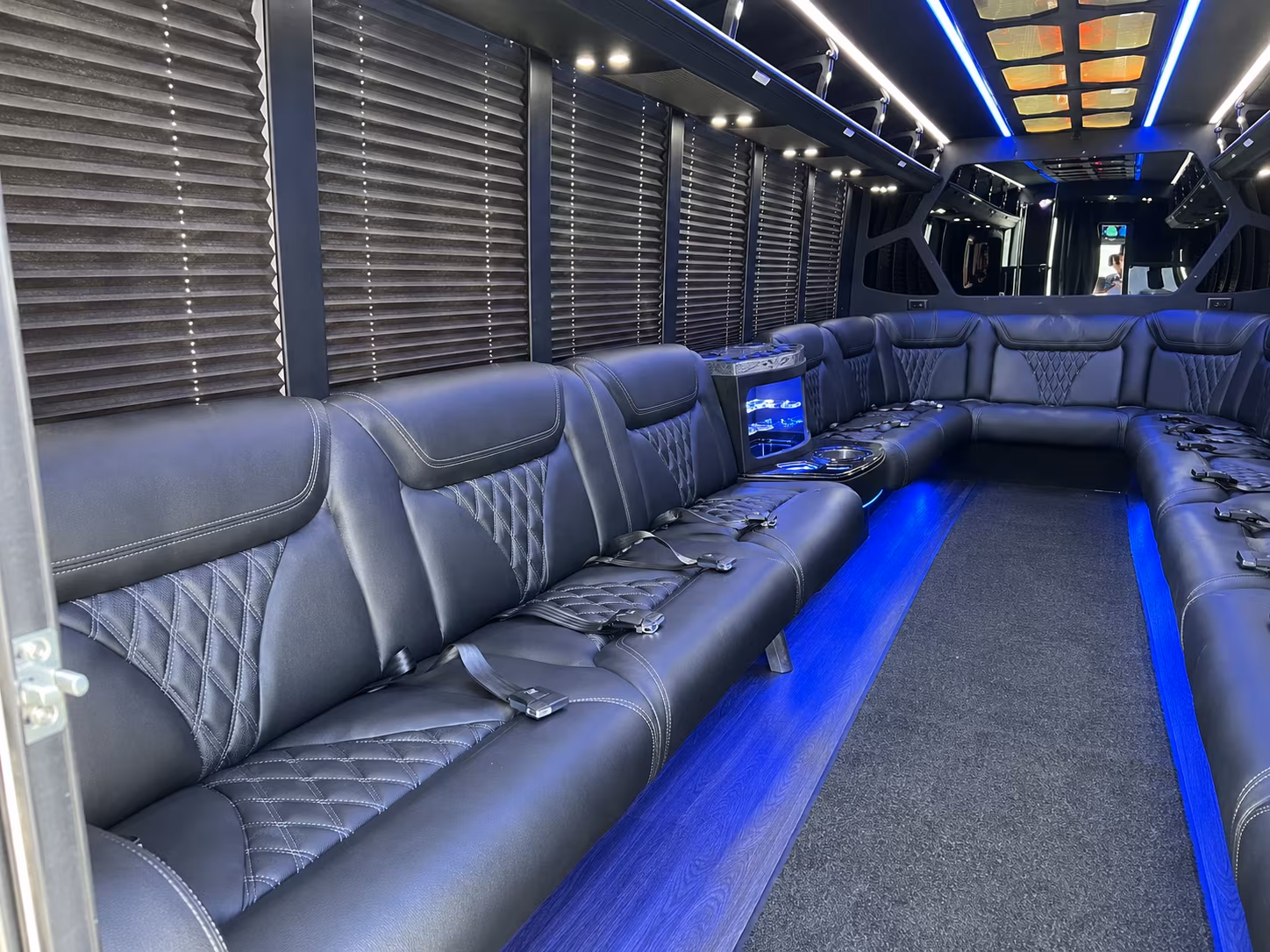Lakeland Wedding Transportation party bus exterior