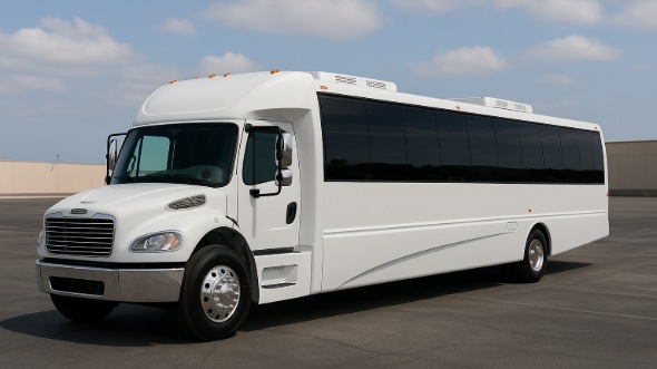 Exterior of Charter Bus Company Clearwater's 20 Passenger Party Bus in Clearwater