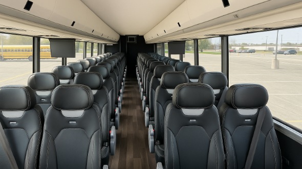 Interior of Charter Bus Company Lakeland's 30 Passenger Minibus in Lakeland