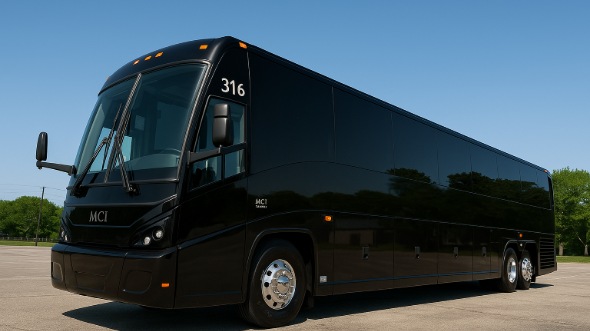 Exterior of Charter Bus Company Lakeland's 40 Passenger Charter Bus in Lakeland
