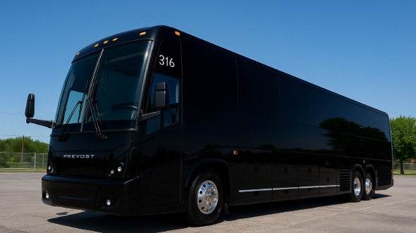 Exterior of Charter Bus Company Lakeland's 45 Passenger Charter Bus in Lakeland