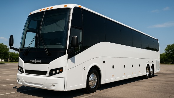 Exterior of Charter Bus Company Lakeland's 47 Passenger Charter Bus in Lakeland