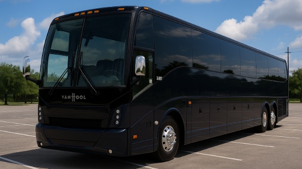 Exterior of Charter Bus Company Lakeland's 55 Passenger Charter Bus in Lakeland